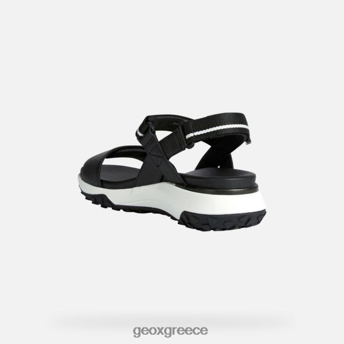 4DBLR077 μαύρος Geox Σοράπις λαβή γυναίκα