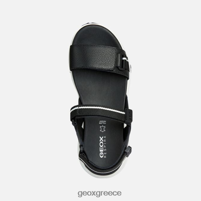 4DBLR077 μαύρος Geox Σοράπις λαβή γυναίκα