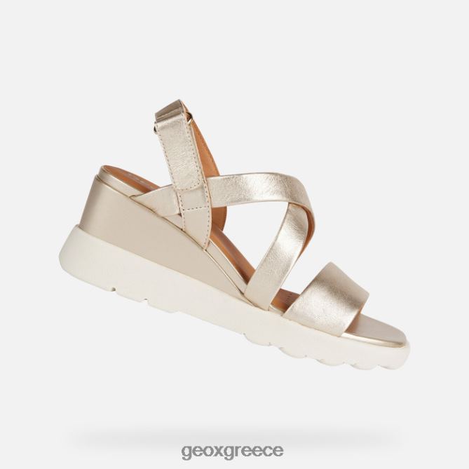 4DBLR087 ανοιχτό χρυσό Geox spherica ec6 γυναίκα