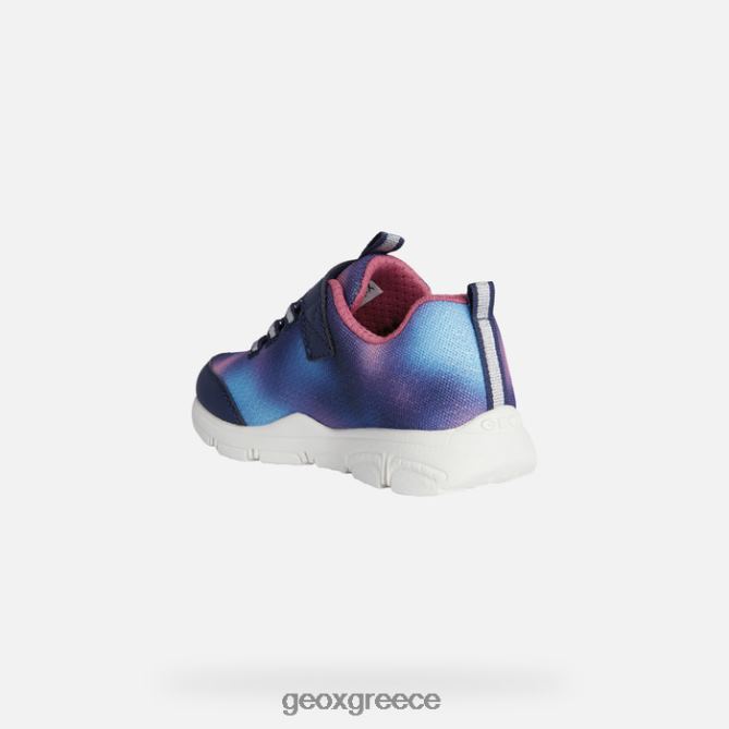 4DBLR01001 ναυτικό/φούξια Geox νέο κορίτσι ροπής