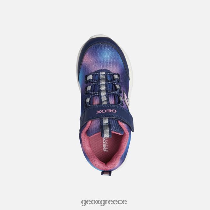 4DBLR01001 ναυτικό/φούξια Geox νέο κορίτσι ροπής