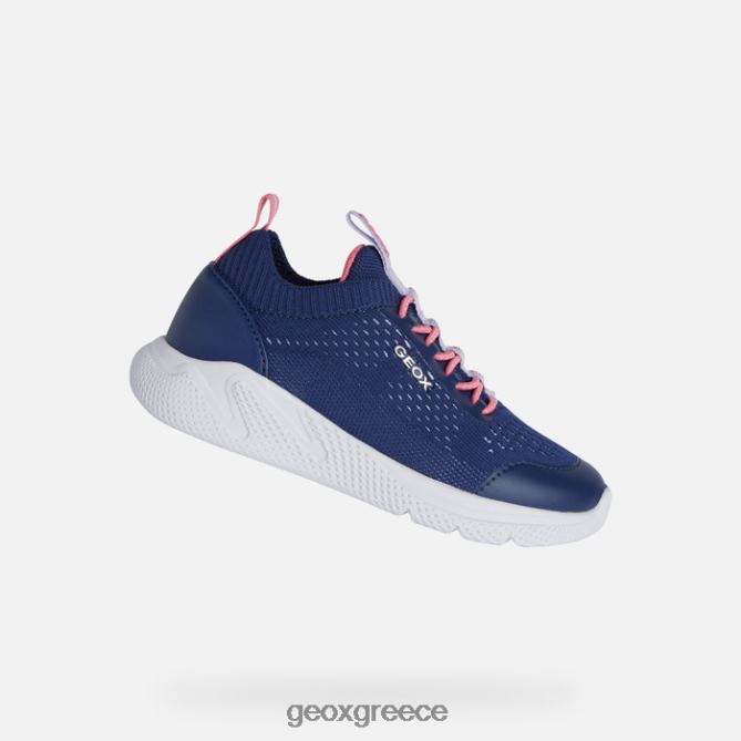 4DBLR01056 ναυτικό/φούξια Geox sprintye junior