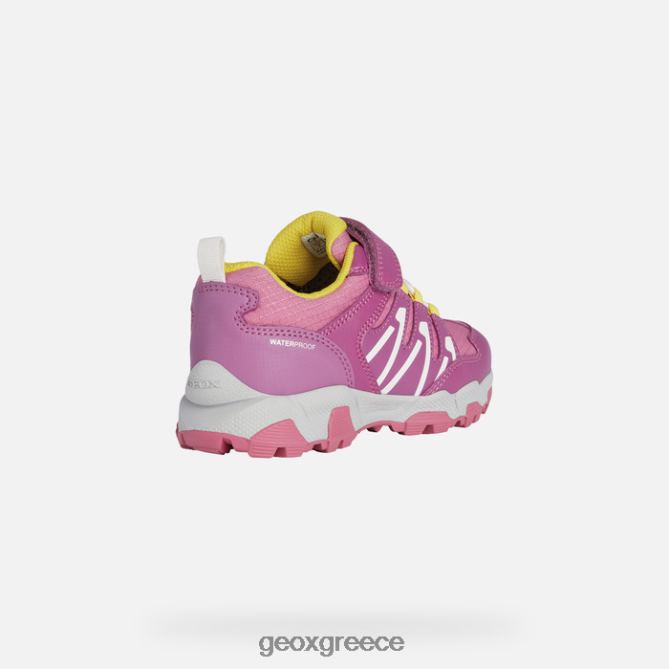 4DBLR01102 φούξια/κίτρινο Geox μαγνητάρικο κορίτσι