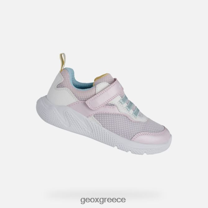 4DBLR01123 ροζ/λευκό Geox κοπέλα σπριντ
