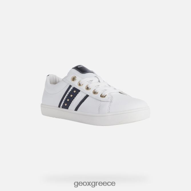 4DBLR01134 λευκό/ναυτικό Geox kathe κορίτσι