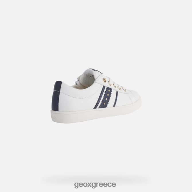 4DBLR01134 λευκό/ναυτικό Geox kathe κορίτσι