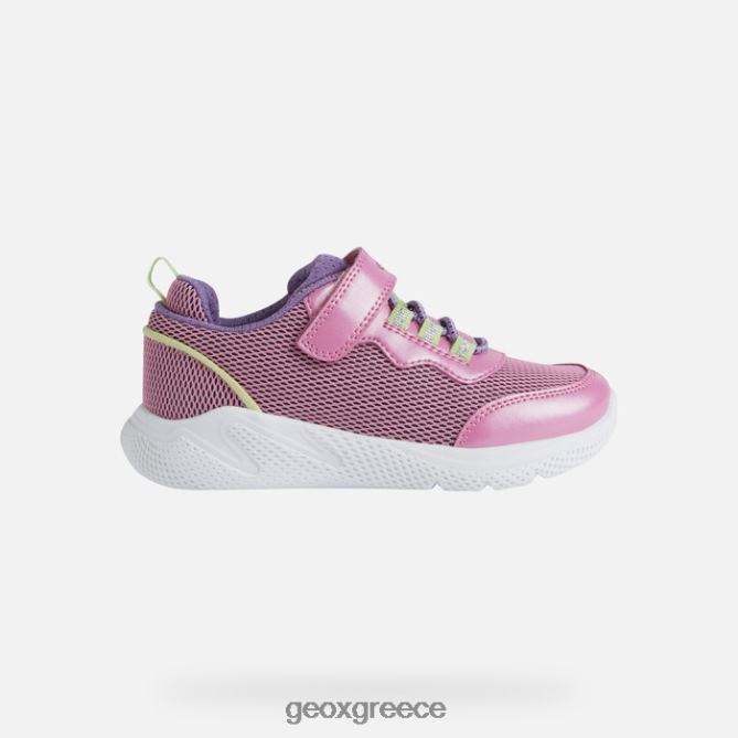 4DBLR01137 φούξια/λάιμ Geox sprintye junior
