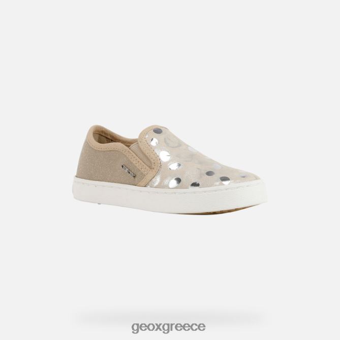 4DBLR01172 μπεζ/ασημί Geox κορίτσι ακτινίδιο