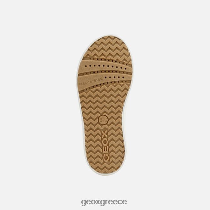 4DBLR01172 μπεζ/ασημί Geox κορίτσι ακτινίδιο