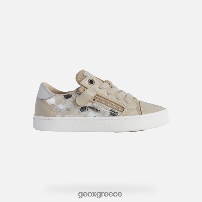 4DBLR01178 μπεζ/ασημί Geox κορίτσι ακτινίδιο