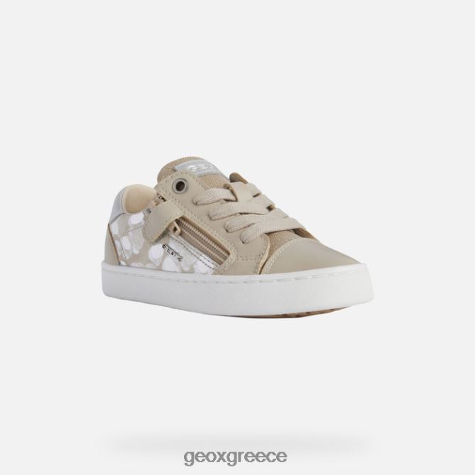 4DBLR01178 μπεζ/ασημί Geox κορίτσι ακτινίδιο