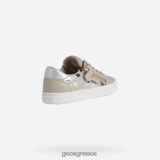 4DBLR01178 μπεζ/ασημί Geox κορίτσι ακτινίδιο