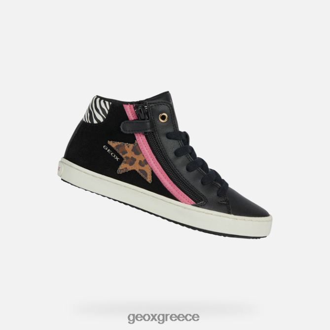 4DBLR01228 μαύρο/φούξια Geox καλησπερα κοριτσι