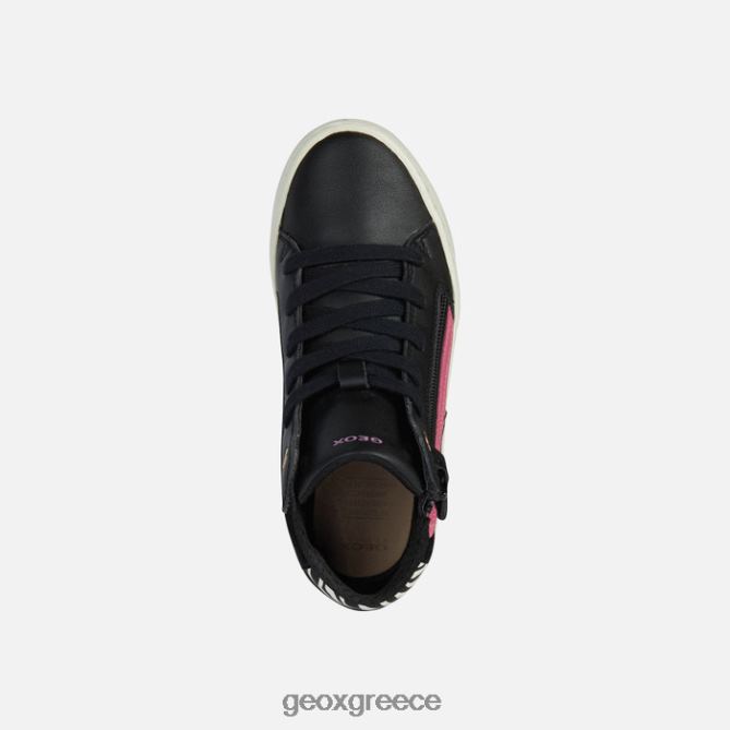 4DBLR01228 μαύρο/φούξια Geox καλησπερα κοριτσι