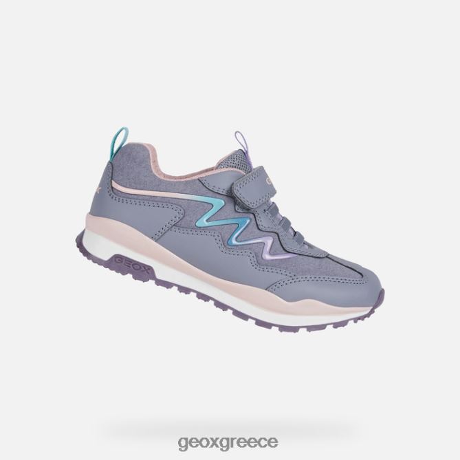 4DBLR01240 γκρι/ροζ Geox παβελ κορίτσι