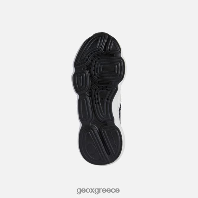 4DBLR01244 μαύρο άσπρο Geox κορίτσι φούσκα