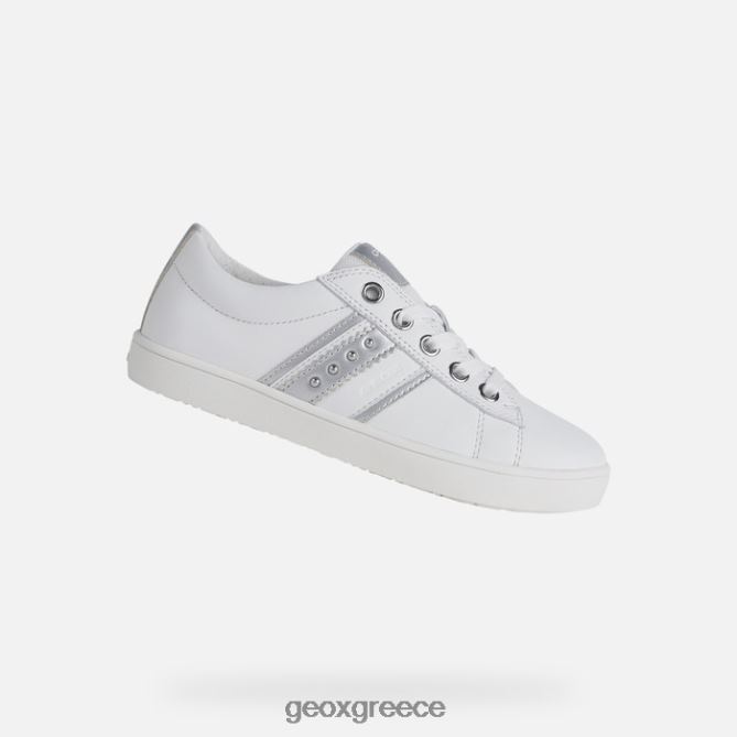 4DBLR01861 λευκό/ασημί Geox kathe κορίτσι