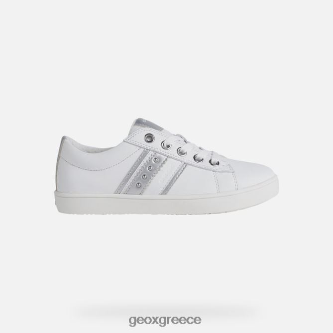4DBLR01861 λευκό/ασημί Geox kathe κορίτσι