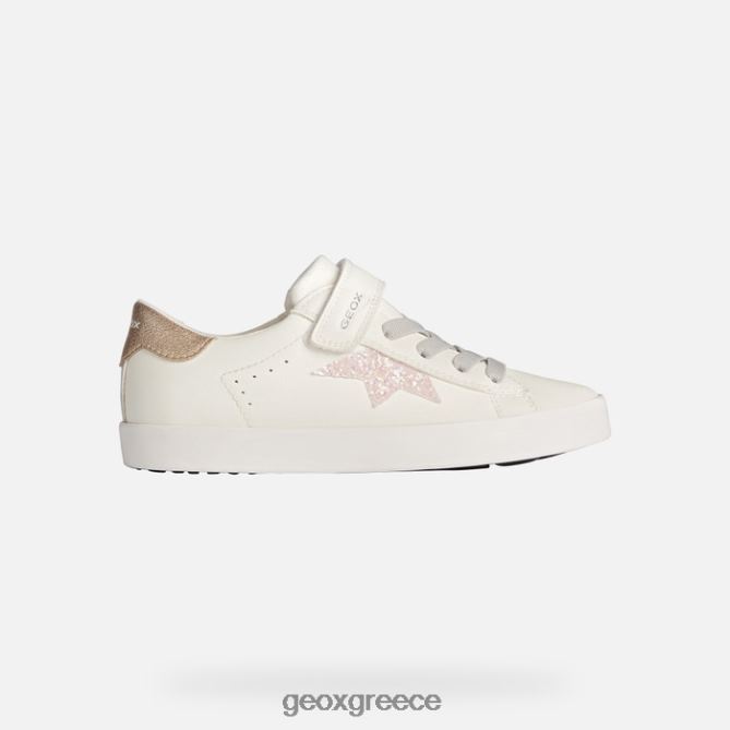 4DBLR01863 λευκό/ροζ Geox κορίτσι ακτινίδιο