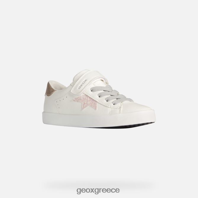 4DBLR01863 λευκό/ροζ Geox κορίτσι ακτινίδιο