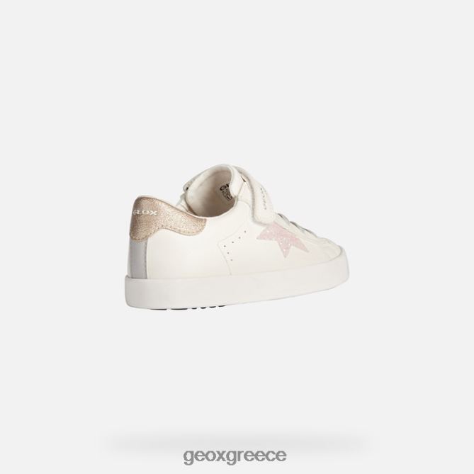 4DBLR01863 λευκό/ροζ Geox κορίτσι ακτινίδιο