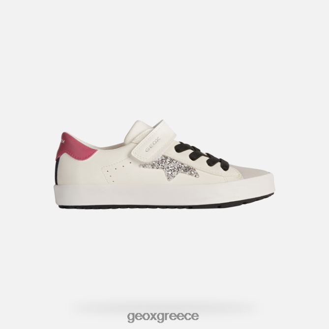 4DBLR01864 λευκό/φούξια Geox κορίτσι ακτινίδιο