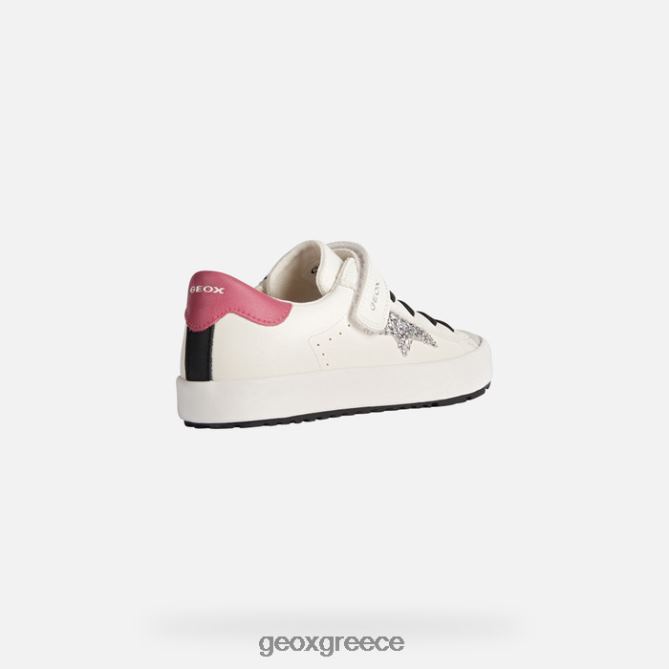 4DBLR01864 λευκό/φούξια Geox κορίτσι ακτινίδιο