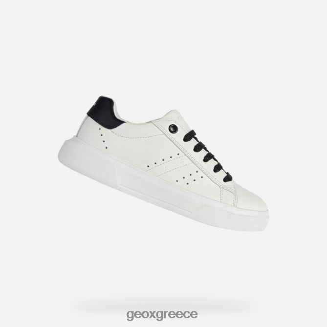 4DBLR01865 άσπρο μαύρο Geox κορίτσι nettuno