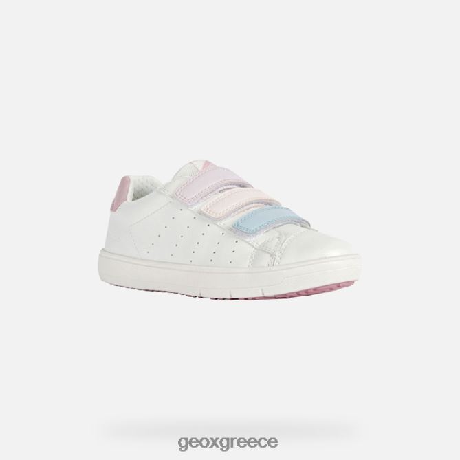 4DBLR01866 λευκό τριαντάφυλλο Geox κορίτσι silenex