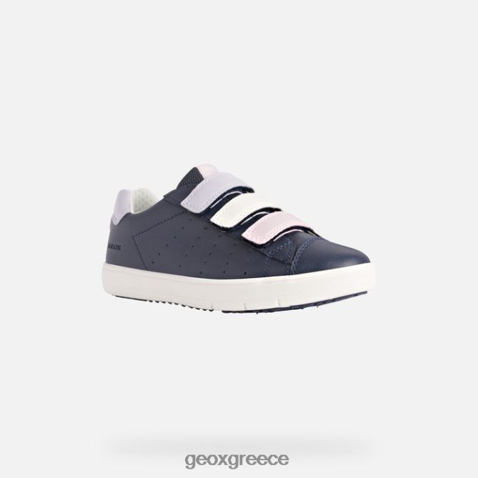 4DBLR01867 ναυτικό/ορχιδέα Geox κορίτσι silenex