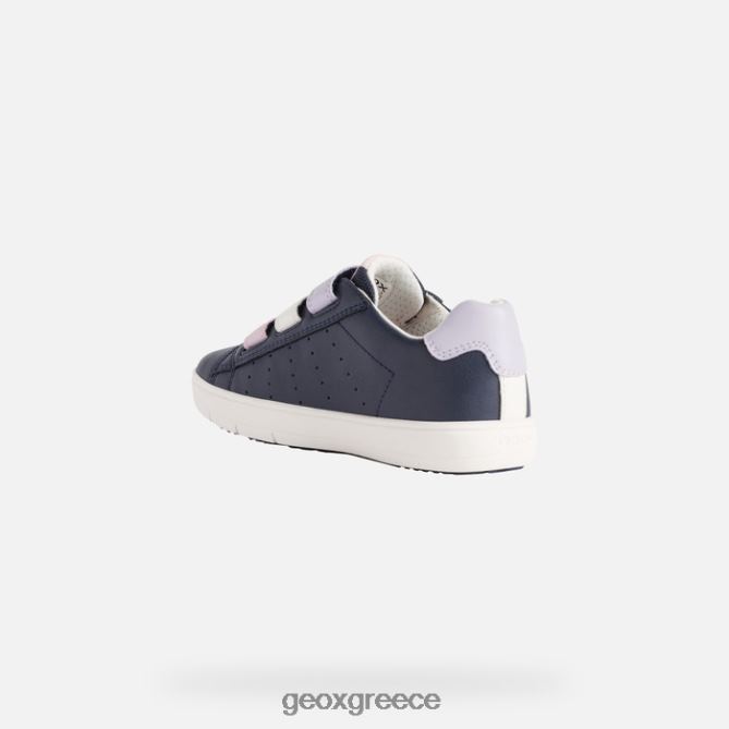 4DBLR01867 ναυτικό/ορχιδέα Geox κορίτσι silenex