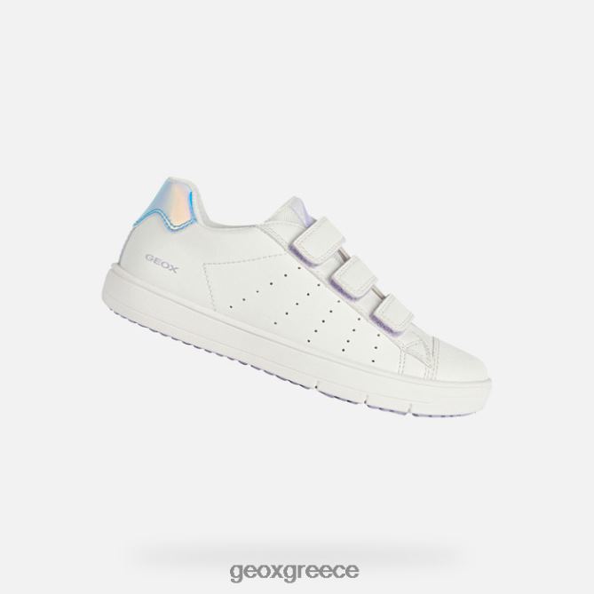 4DBLR01878 λευκό/ιριδίζον Geox κορίτσι silenex