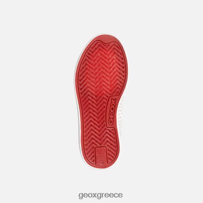 4DBLR01893 λευκό/κόκκινο Geox ciak κορίτσι