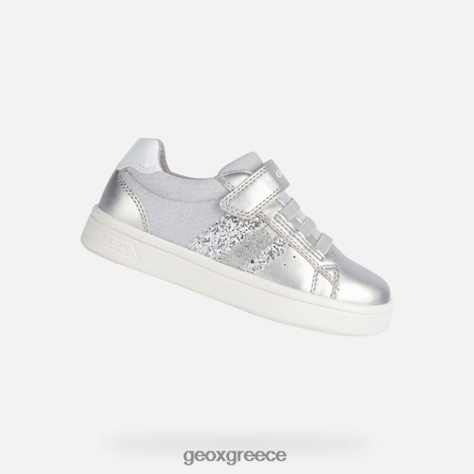 4DBLR01906 ασήμι Geox κοπέλα τζροκ