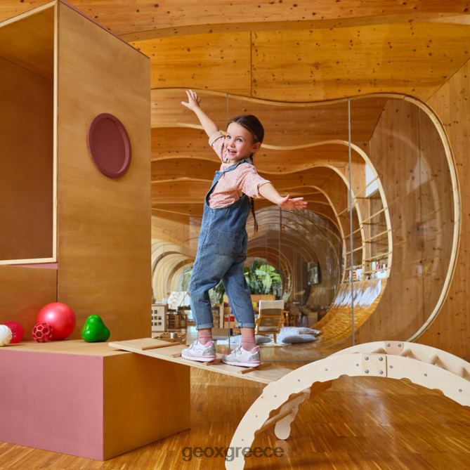 4DBLR01908 εκρού/ροζ Geox νηστικός κορίτσι