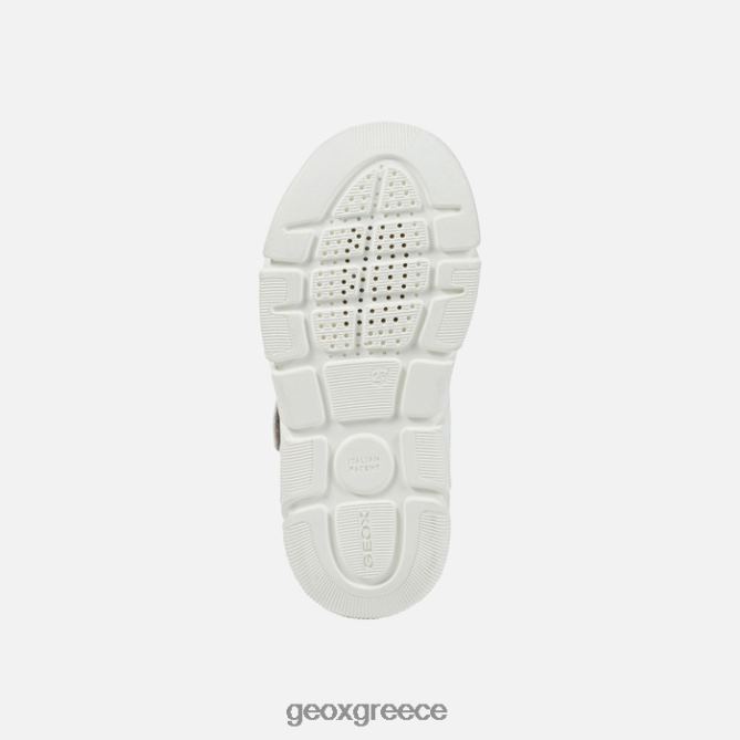 4DBLR0984 ασημί/λιλά Geox Aril κορίτσι