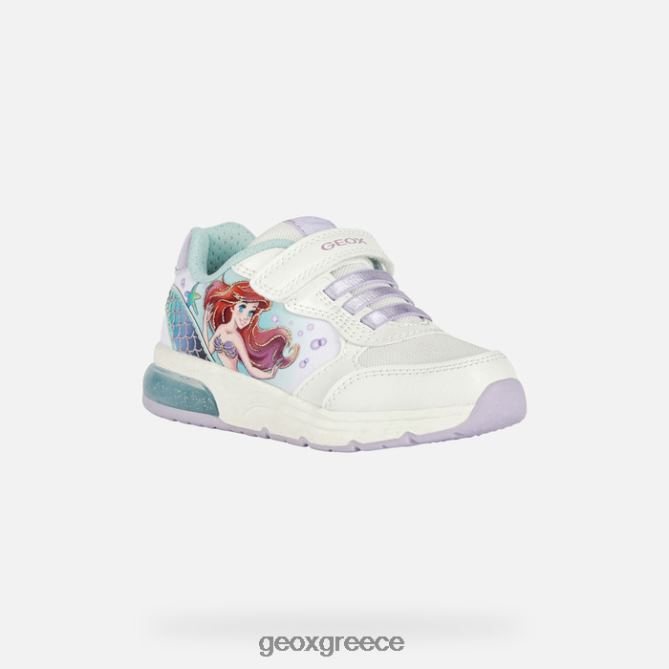 4DBLR01114 λευκό/θαλάσσιο Geox κορίτσι του διαστημικού κλαμπ