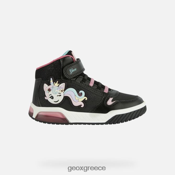 4DBLR01117 μαύρο/πολύχρωμο Geox inek κορίτσι