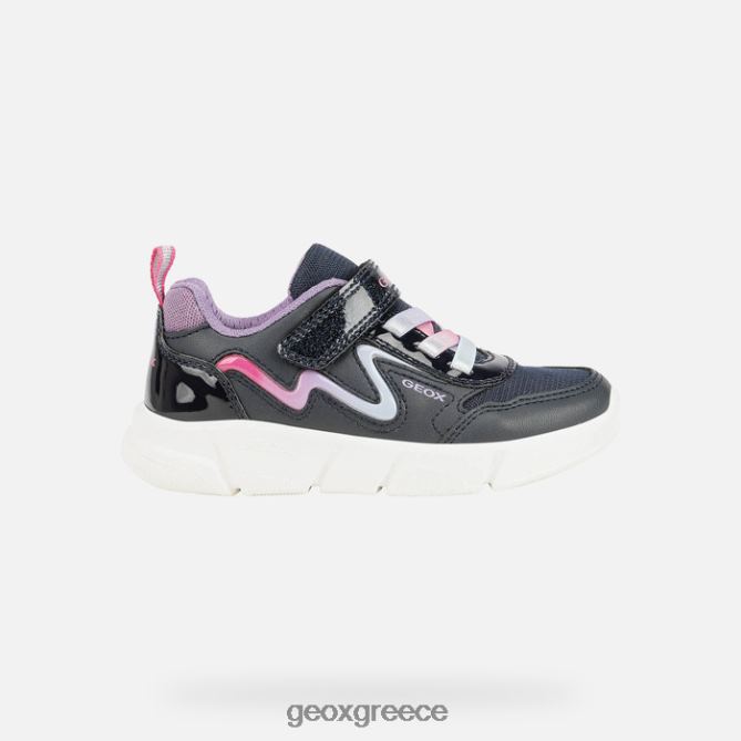 4DBLR01119 ναυτικό/ορχιδέα Geox Aril κορίτσι