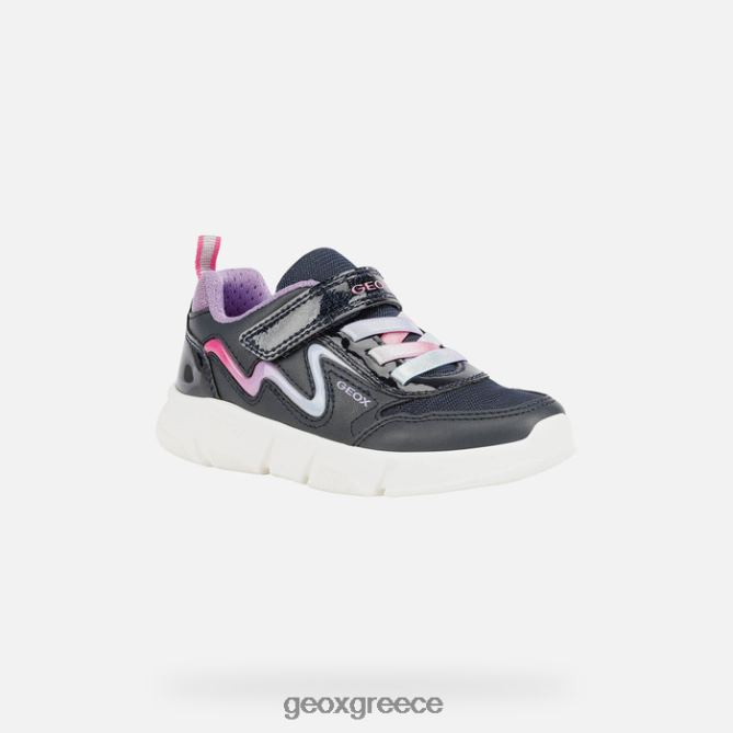 4DBLR01119 ναυτικό/ορχιδέα Geox Aril κορίτσι