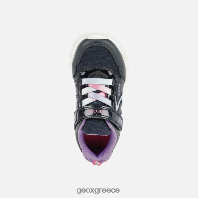 4DBLR01119 ναυτικό/ορχιδέα Geox Aril κορίτσι