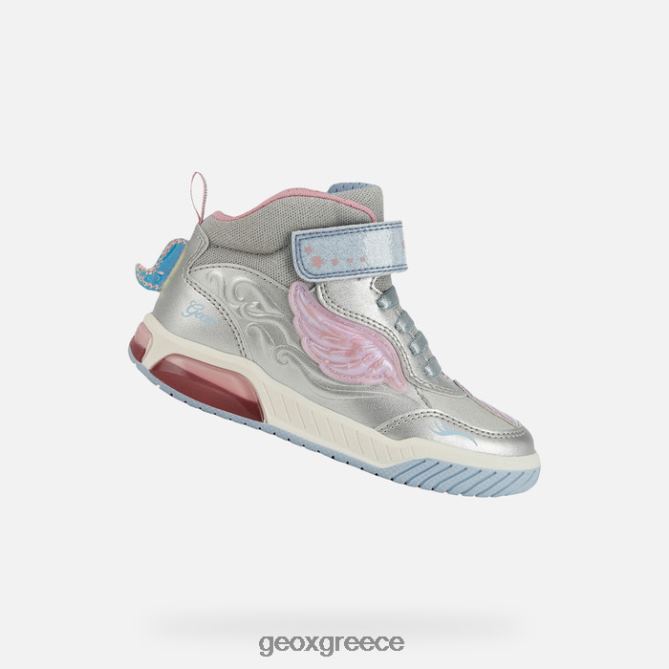 4DBLR01221 ασήμι/ουρανός Geox inek κορίτσι