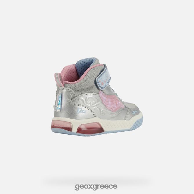 4DBLR01221 ασήμι/ουρανός Geox inek κορίτσι