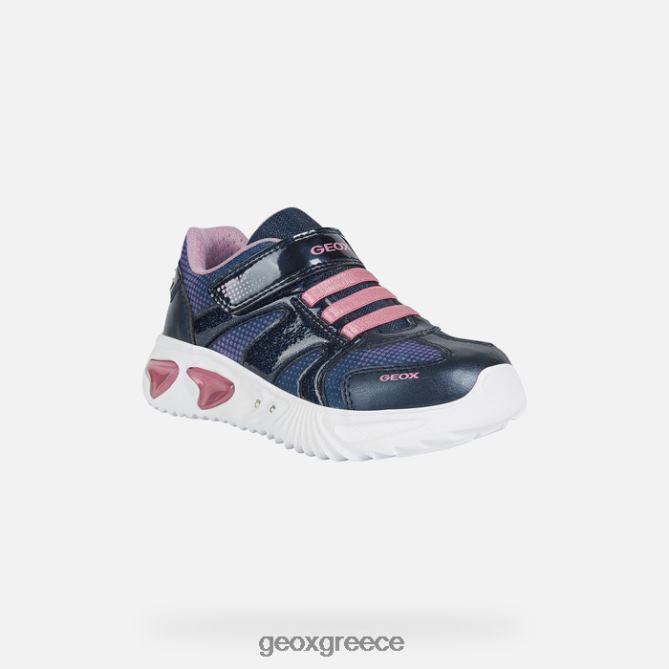4DBLR01230 ναυτικό/φούξια Geox βοηθός κορίτσι