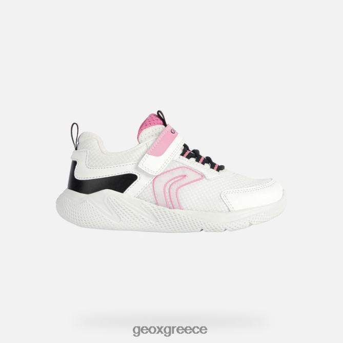 4DBLR01898 λευκό/φούξια Geox κοπέλα σπριντ