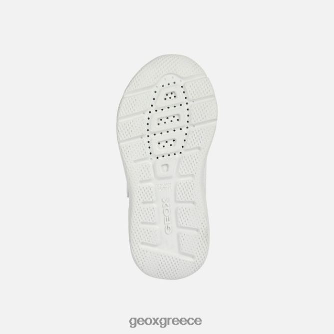 4DBLR01898 λευκό/φούξια Geox κοπέλα σπριντ