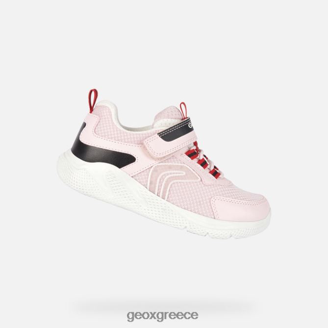 4DBLR01899 ανοιχτό ροζ/μαύρο Geox κοπέλα σπριντ