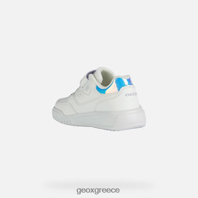 4DBLR01910 λευκό/λιλά Geox illuminus junior