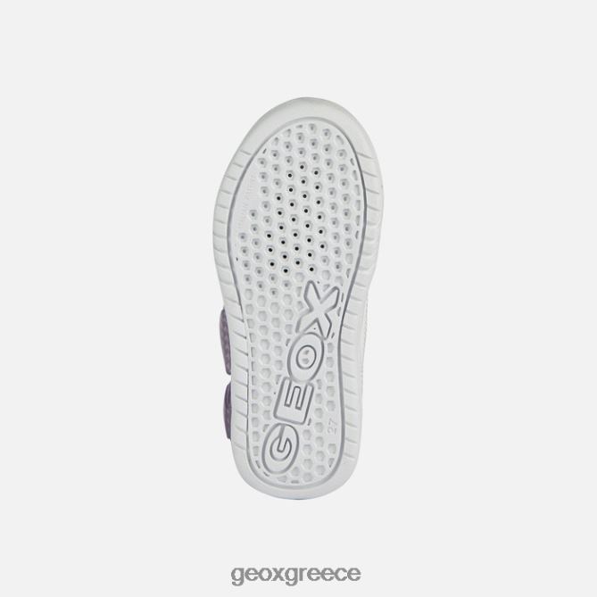 4DBLR01910 λευκό/λιλά Geox illuminus junior