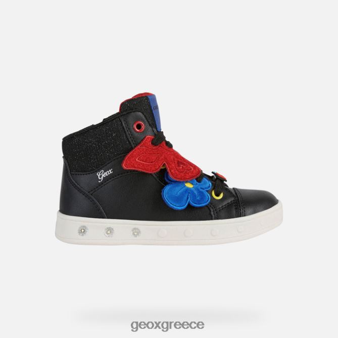 4DBLR01935 μαύρο/πολύχρωμο Geox κορίτσι στον ορίζοντα